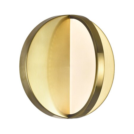 Cwi Lighting Led Sconce With Brushed Brass Finish 1206W7-1-629-A